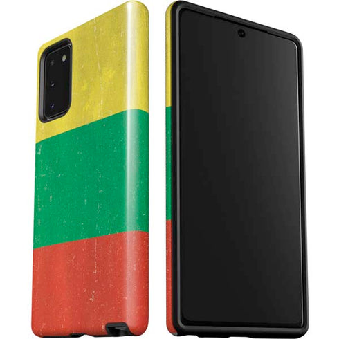 Lithuania Flag Distressed Galaxy Note20 5G Pro Case